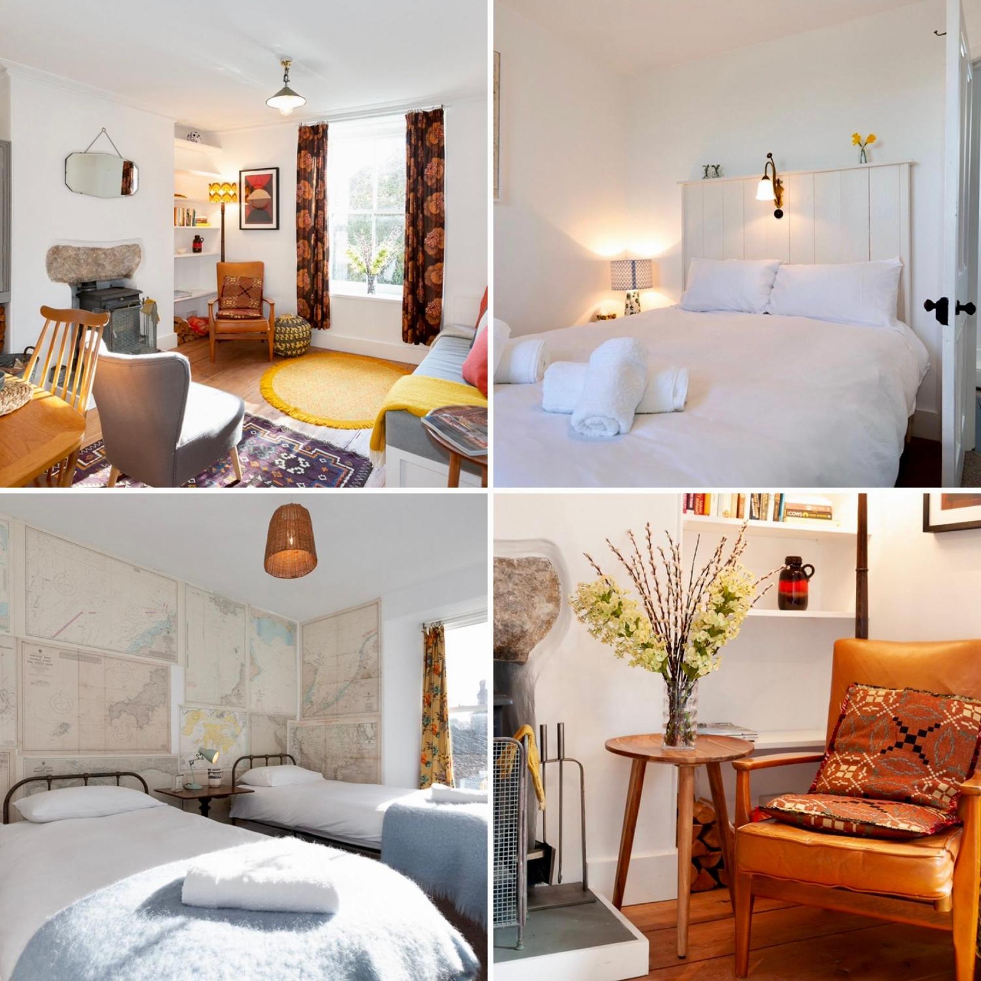 Janies Cottage~ Mousehole~Eclectic Interiors & Vintage Charm Ngoại thất bức ảnh